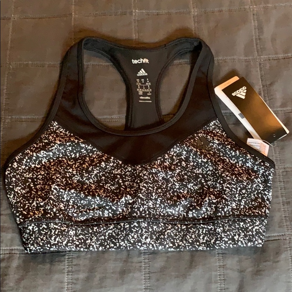 NWT Adidas TF Mic Cam Bra-Size M